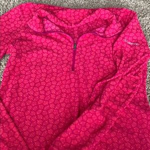 Pink columbia quarter zip